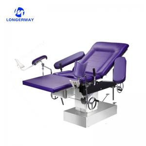 China Medical Manual Portable Gynecological Exam Table Delivery Bed With Mattress on sale
