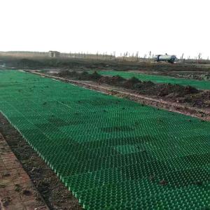 China Grass Planting Grid HDPE Plastic Grass Paver Gravel Stabilizer Easy Set Distribute Loading on sale