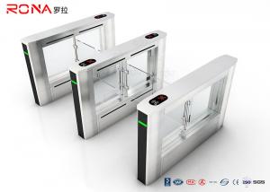 China Office Building RFID Swing Gate Turnstile Glass Gate For Access Control System on sale