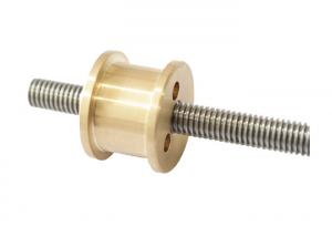 China Full Tooth Head Trapezoidal Lead Screw And Nut Assembly 4.8 Performance Level factory