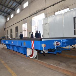 China 50 Tons Heavy Industry Use Rail Mounted Electric Transfer Cart factory