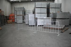 China HDG CCB crowd control barriers for sale melbourne 1.1m x 2.2m hot dipped galvanized imported crowd control fencing factory