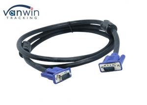 China High Speed Video 15PIN VGA To VGA Cable Male To Male 8mm For CCTV System factory