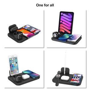 China IOS Android Phones Qi Wireless Phone Stand Charger Wide Compatibility W30 factory