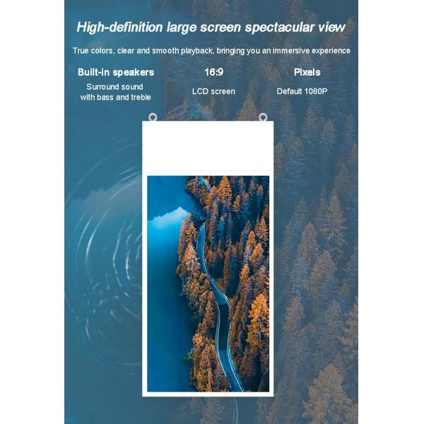 Dual Sided Digital Signage High Brightness Integrated Double Sided Window Advertising Display Screen