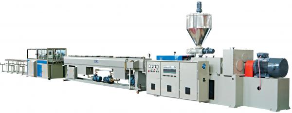 China Lower Water Pipes pvc extrusion line 16-160mm with Variable frequency motor factory