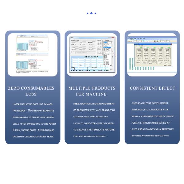Laser Marking Machine laser metal marking machine Terminal Strip White Strip Digital Plate Plastic Identification Marking Strip Engraving Industrial