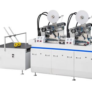 China Automatic Double Sided Tape Machine With Multi Head Feature factory