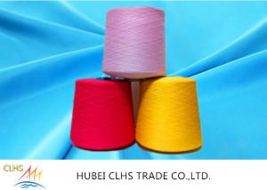 China 100% Virgin Spun Dyed Polyester Yarn 40 / 2  AA Grade For Sewing Thread / Embroidery factory