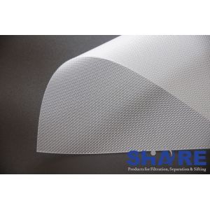 China Chemical Processing Synthetic Polyester Silk Screen Mesh Fabric With Wash / Heat Setting Treatment factory