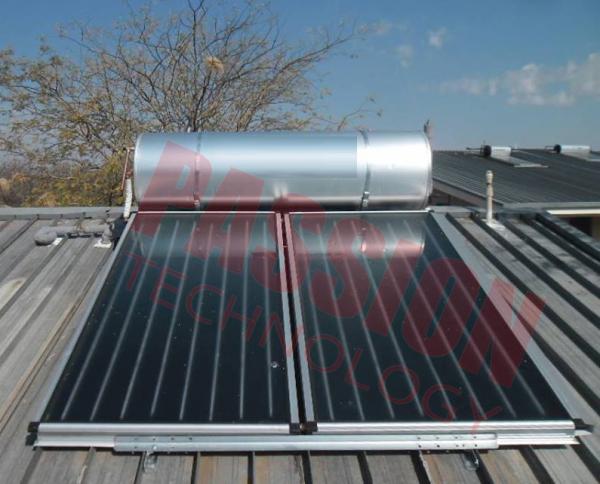 China Pressurized Flat Plate Solar Water Heater Rooftop Intelligent Controller High Efficient factory