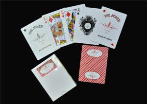 China Personalised Casino Playing Cards , Adult Party Game Gambling Poker Cards on sale