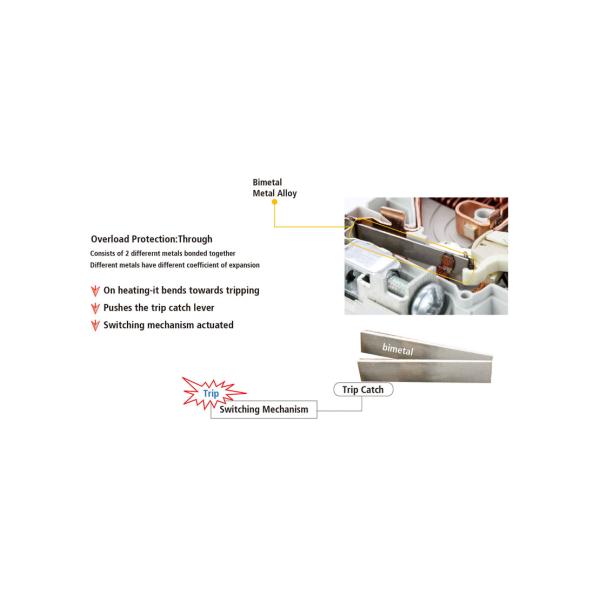 6A 1P 2P 3P 4P Curve C 3kA MCB Miniature Circuit Breaker