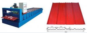Galvanized Glazed Tile Roll Forming Machine With 8 - 12m / Min Working Speed