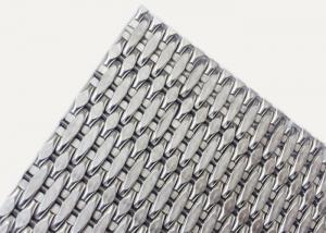 China SS304 SS316 Cladding Metal Mesh 3.5mm Thickness Decorative Woven Mesh factory