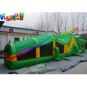 Outdoor Crocodile Inflatables Obstacle Course Rentals / Custom Obstacle Game