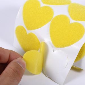 China Heart Shape Self Adhesive Velcro Hook And Loop For DIY Decorations on sale
