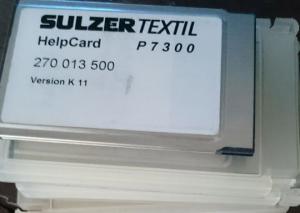 270013500 HELP CARD Version K11, P7300 spare parts, sulzer loom spare parts