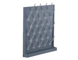 China Science Lab Equipment Laboratory Pegboard Drying Rack Single Face PP Drip Shelf factory