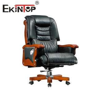 China PU Leather Boss Executive Chair Office Padded Leather Chair Customizable on sale
