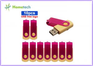 China USB 2.0 3.0 Metal Bamboo Wooden USB Stick High Speed Logo Customized Eco Friendly on sale