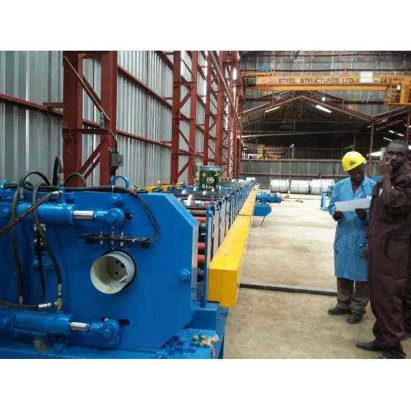 380V Down Square roll Pipe Forming Machine For Precise Construction Works