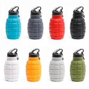 China Multicolor Silicone Drink Bottle , Stainless Steel Water Bottle With Silicone Sleeve factory