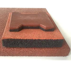 China Aisle Pavers Horse Rubber Matts Rubber Brick Paver Interlocking factory