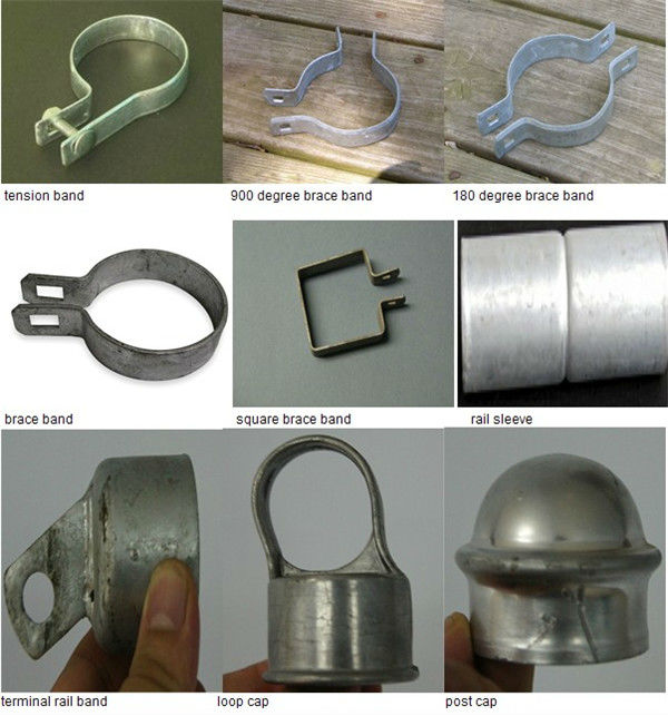 Hot dipped galvanized chain link fence System