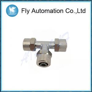China 1540 Series Brass Pneumatic Fittings , Three Connection Joint Brass Tube Fittings on sale