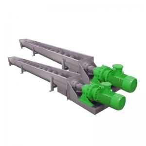 China 1~25Meter Inclined  Stainless Steel Screw Auger Conveyor For Silo Cement on sale