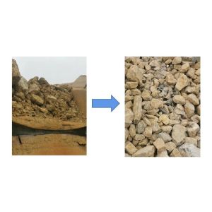 Debris Separation Roller Screening Machine 140-385 TPH Throughput Stable