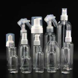 China PET 20ML 30ML 50ML 60ML 80ML 100ML 200ML 250ML 500ML alcohol hand wash bottles pump plastic spray bottle factory