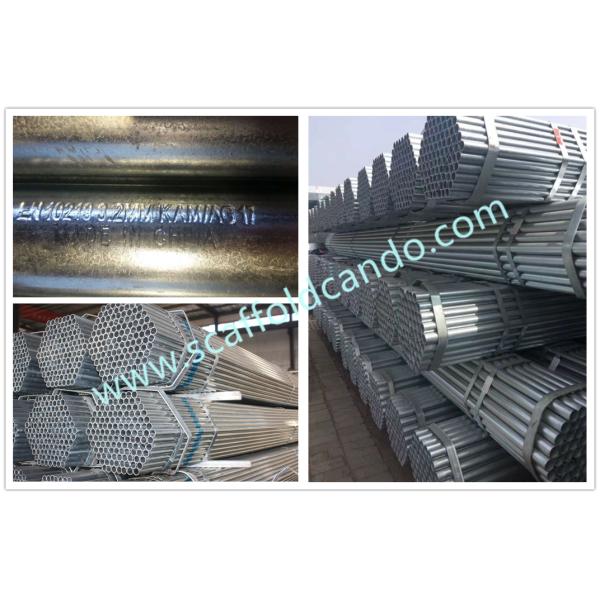 Scaffolding construction use hot dipped galvanized scaffolding steel pipe, galvanized pipe painted 6000MM length