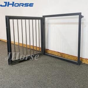 China Steel Prefab Bamboo Infill Horse Stall Horse Barn Door Hinged Windows Customized on sale