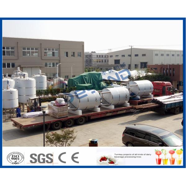 5000LPH UHT Milk Processing Equipments , Aspetic Bottle Packing Milk Production Line