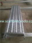 BS 1139 Q235 Galvanized scaffolding steel plank, steel board with hooks 210mm
