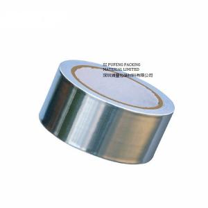 China Silver Insulation 50 Micron Aluminum Foil Duct Tape For Air Conditioning factory