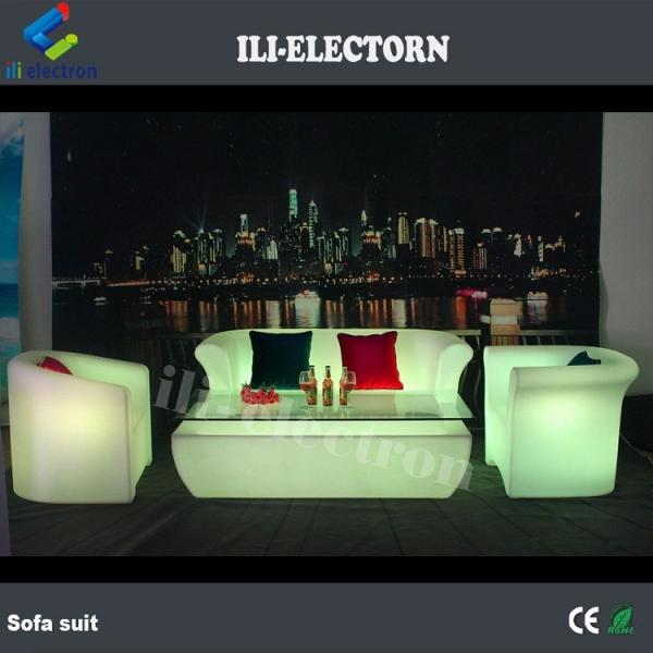 Rechargeable plastic lighting sofa