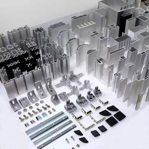 China V T Slot Extrusion Aluminum Profile 8080 6063 Alloy Frame Industrial Custom on sale