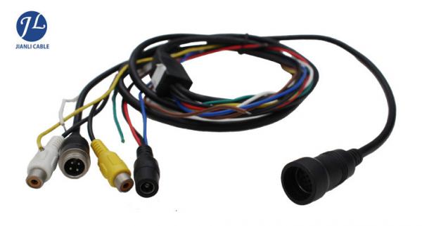 China 12V 24V 13 Pin Din Cable For Rear View System , Video And Power Cable Single Shielding factory