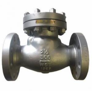 China Ansi 6 Inches Flange Type Cast Steel Swing Check Valve Non-Return Valve factory
