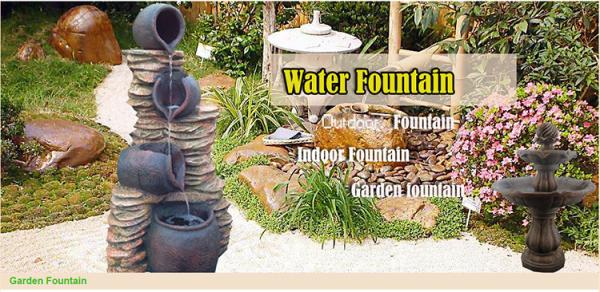 Customized Carved Natural Rock Water Fountains For Garden Ornaments