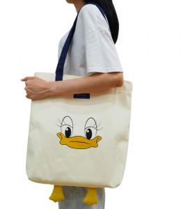 China Sedex Audit Shopping Organic Cotton Fabric Bag Reusable With Logo on sale