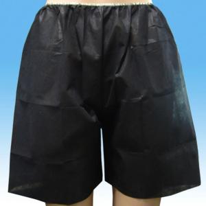 China SMS Black Disposable Exam Shorts Pant Unisex XL-3XL For The Endoscopy on sale