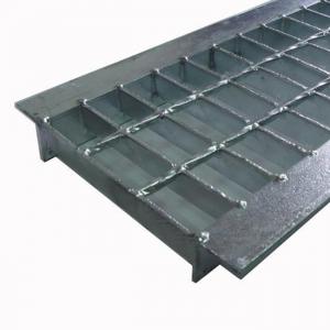 China 3mm, 6mm Water Floor Drain Cover Stainless Steel Grating With Angle Sided on sale