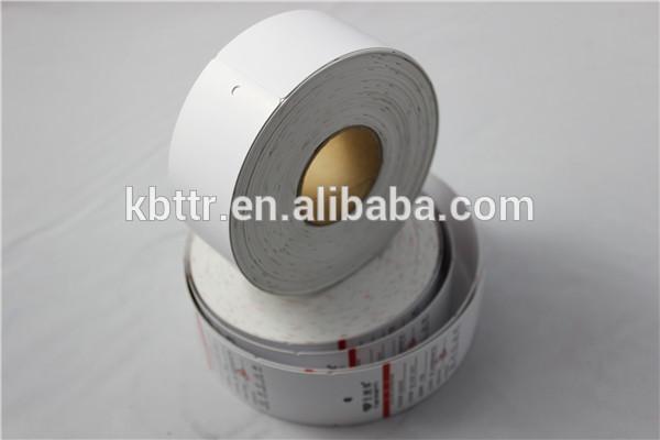 China Thermal transfer printing type blank paper cardboard paper hang tag for clothing garments factory