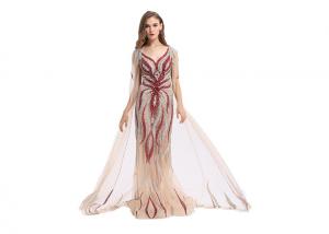 China Fashion Ladies Long Wedding Dresses Gown 62 Inch For Formal Evening Party on sale