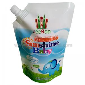 China producer of stand up spout pouches,  200/500/1000/1500/2000ml, for washing liquid packing factory