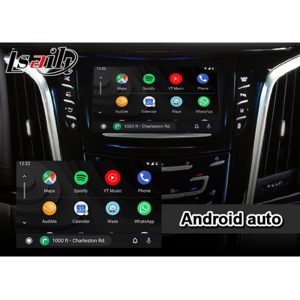 Cadillac Escalade Wireless Carplay Interface Wired Android Auto Youtube Video Music Play